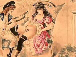 vintage erotic drawings from old times