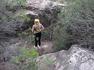 outdoor yoga with a stranger