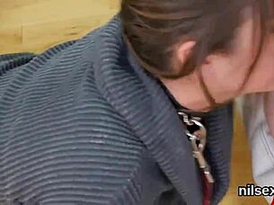 kinky kitten receives treatment in asylum