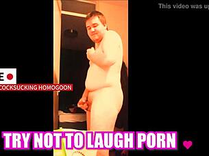 try not to laugh at silly gay blowjob 😄