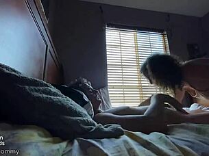 Stepmother's visit ends in regret as she gets a cock in her ass