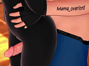 Novia Se Viste Por Completo De Enderman Para Jugar En Su Cama Hentai 3d Minecraft.