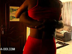 Romantic date turns into sex on the couch.