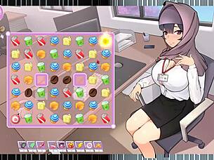 Tsundere Milf Boss Teases With Massive Tits