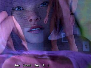 An 18-year-old girl tries anal sex for the first time in 3D hentai Santa County.