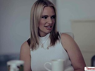 I-I love watching these three horny milfs with big tits fingering and licking each other in a group sex.