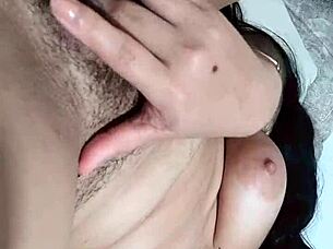 Cute latina amateur fingers herself with dirty talk 😏