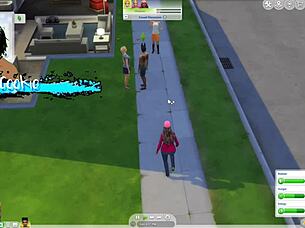 Is This Sims Neighbor Hiding A Huge Cock?