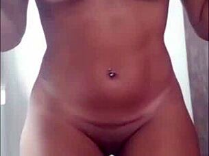 does this big booty latina isabella stripping her tits and pussy turn you on?