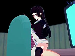 Marika Kato and Chiaki Kurihara dive into wild futanari and lesbian hentai play!