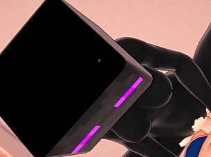 Novia Se Viste Por Completo De Enderman Para Jugar En Su Cama Hentai 3d Minecraft.