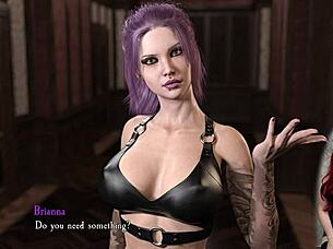 latex bdsm with big boobs tease