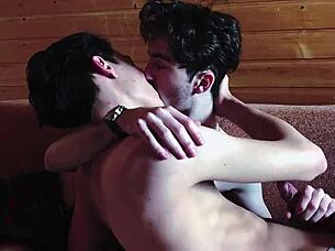 Young Gay Fondle Each Other