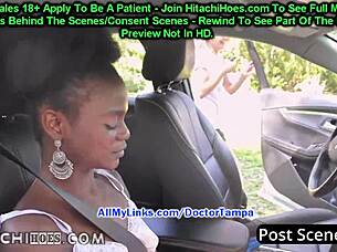 Rina Arem Intensely Masturbates in Stacy's Car Backseat