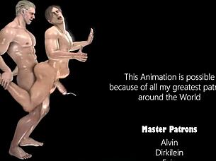 Derek sfm's unexpected shower turns hardcore with riding and cum