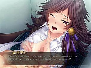 I got my tits fucked in the bathroom