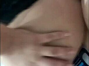 Intense anal assfucking with toys and dildo on big tits