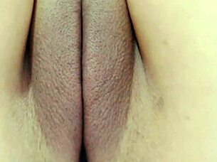 Beautiful teenage girl with a shaved pussy