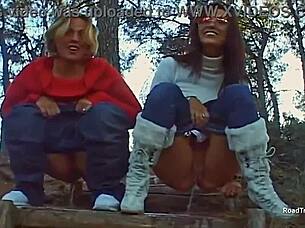 British milf Angie George in candid hidden footage.