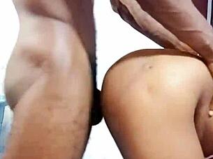 little african teen slut lets me pound her ass doggy style