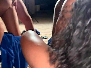 interracial foursome swaps cocks and pussy at pool party pov