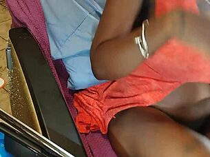 ebony milf fucks on country ranch