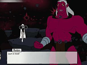 in 18titans part 26, raven gets fucked twice