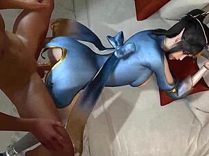 feng qing er bangs monk in 3d hentai