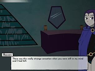 in 18titans part 26, raven gets fucked twice