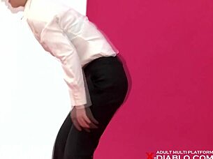 Maki Momoi's amateur photo shoot in the nude