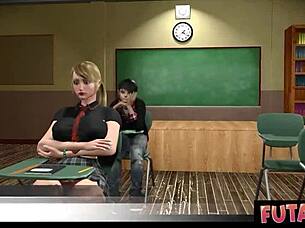 futa3dx hot big tittied futas ride cocks in 3d hentai doggystyle