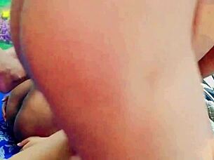 My step cousin fucks me without condom