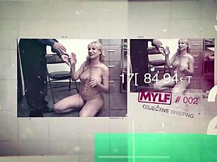 hidden cam catches milf banging security in backroom