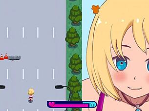 riding to bounce city pornplay hentai sex game ep 1 exhibitionist girl riding a dildo on her bike