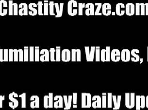 I Hope You Stay Soft In Your Chastity Device During This Bondage BDSM Session With Toys And Femdom POV.