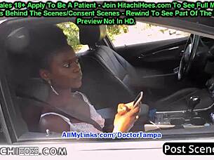 Rina Arem Intensely Masturbates in Stacy's Car Backseat