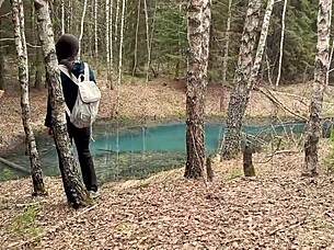 Quick Anal Fuck On The Lake