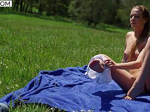 Yoga Session With Alexis Crystal Outdoors