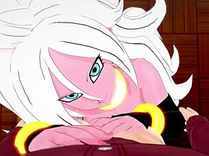 Android 21 Transforms Into Sexy Monster In Dragon Ball Parody
