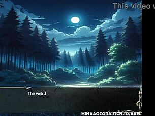 Axel in an anime erotic adventure.