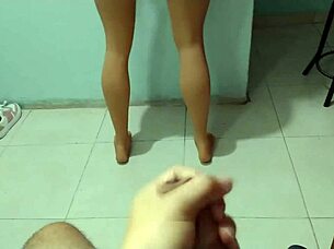 Stepmother didn't give pussy today, so I jerked off