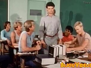 teacher's shaved pussy with wet creampie