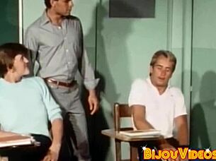 teacher's shaved pussy with wet creampie