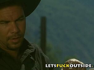 Cute Brunette Public Fuck Outside