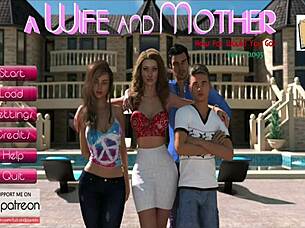 ever played a steamy game with a wife and stepmother like this?