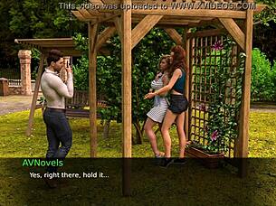 37-year-old nurses back to pleasure on walk with two hot teens