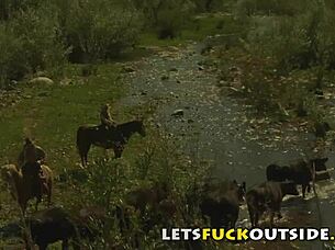 Cute Brunette Public Fuck Outside