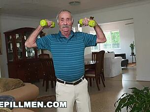 grandpa frankie, how fast can you learn with this petite teen?