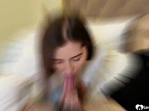 Ebony babe Brianna interacts with her stepdad in an intimate setting.