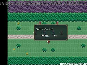 Axel in an anime erotic adventure.